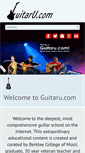 Mobile Screenshot of guitaru.com