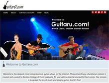 Tablet Screenshot of guitaru.com